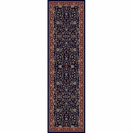 CONCORD GLOBAL TRADING 2 ft. 3 in. x 7 ft. 7 in. Jewel Kashan - Navy 40642